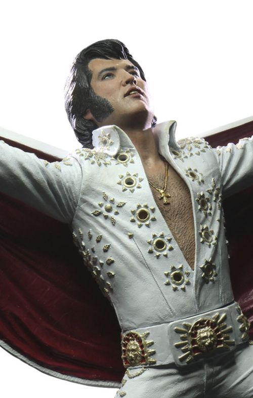 Estátua Elvis Presley 7" -  Live in 72 - Neca