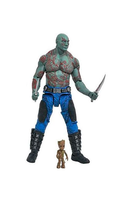 DRAX AND BABY GROOT - MARVEL SELECT