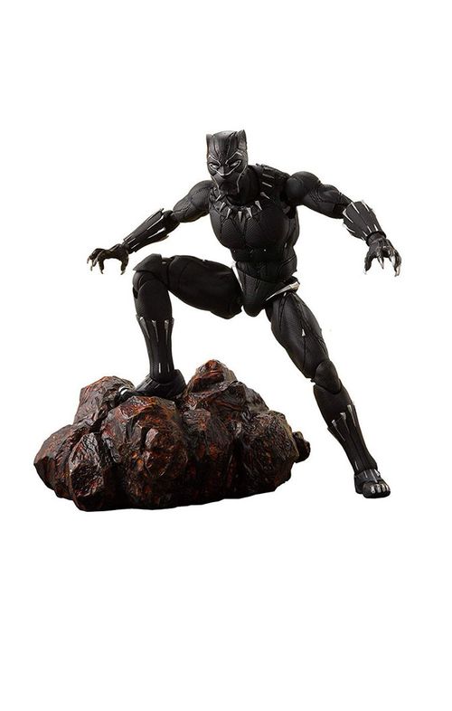 Figura Black Phanter and Effect Rock - Avengers Infinity War - S.H.Figuarts - Bandai