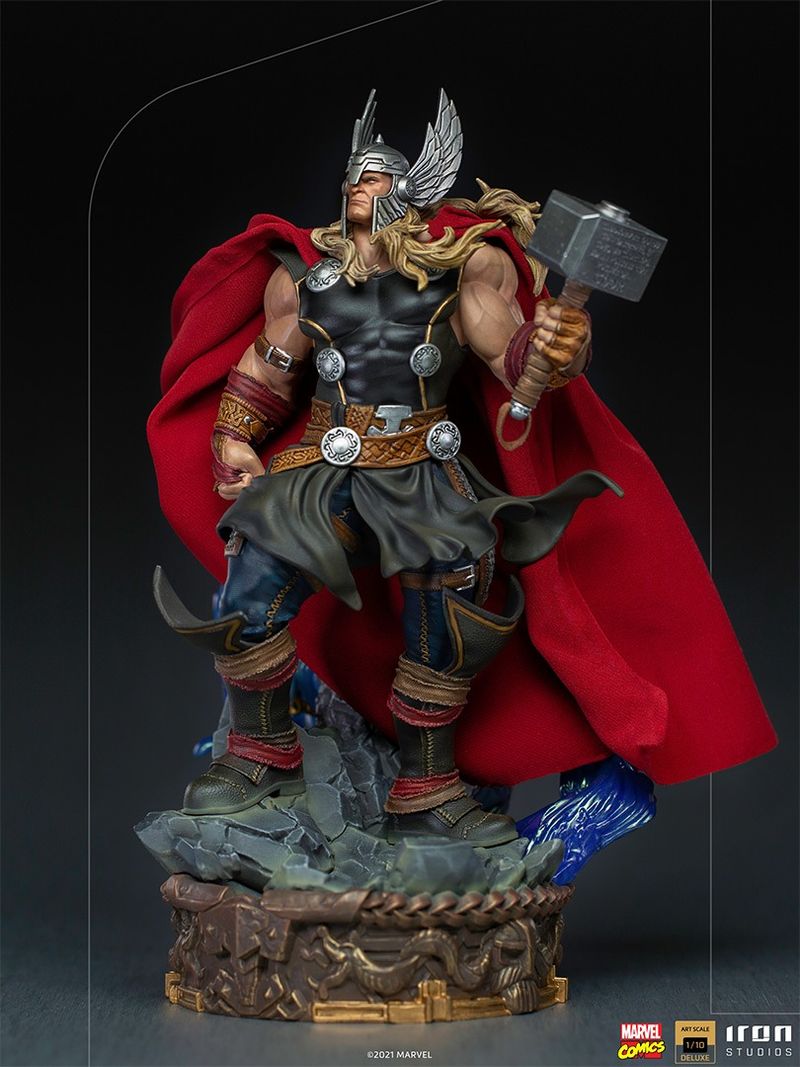 Estátua Thor Unleashed Deluxe Marvel Art Scale 1/10 Iron Studios