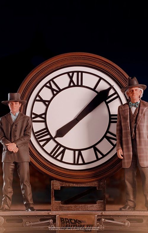 Estátua Marty and Doc at the Clock - Back to the Future - Art Scale 1/10 - Iron Studios