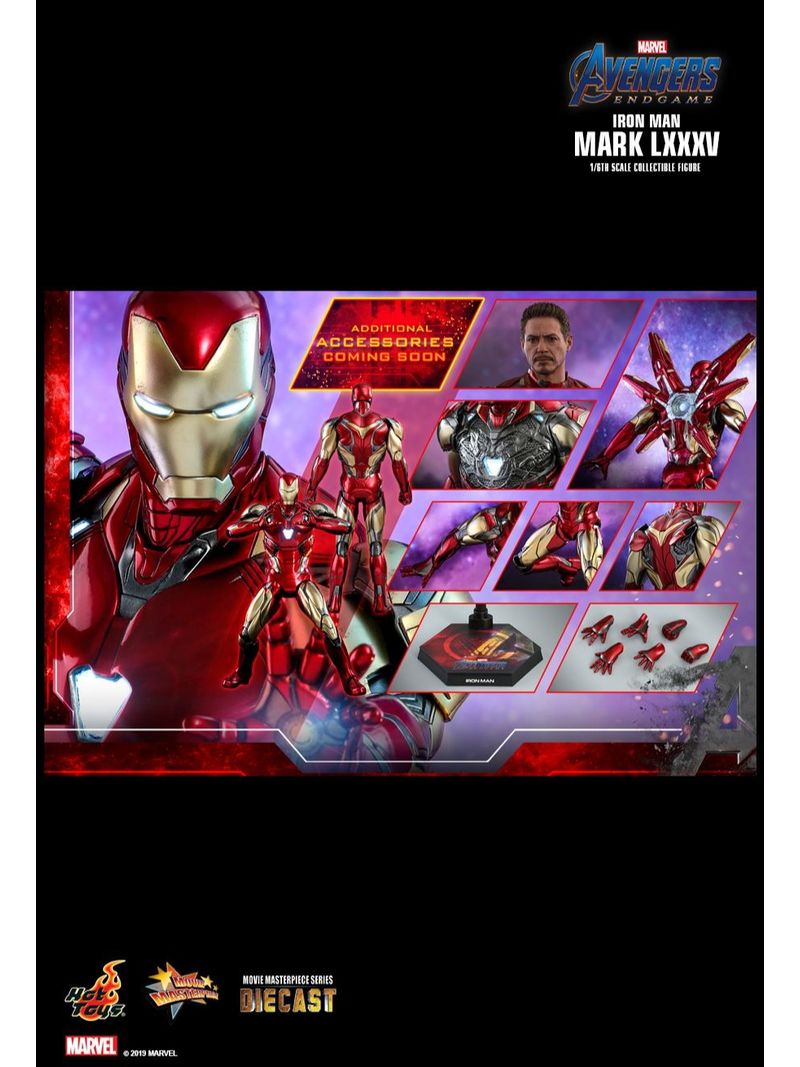 Figura Iron Man Mark 85 Die Cast - Avengers: Endgame - 1/6