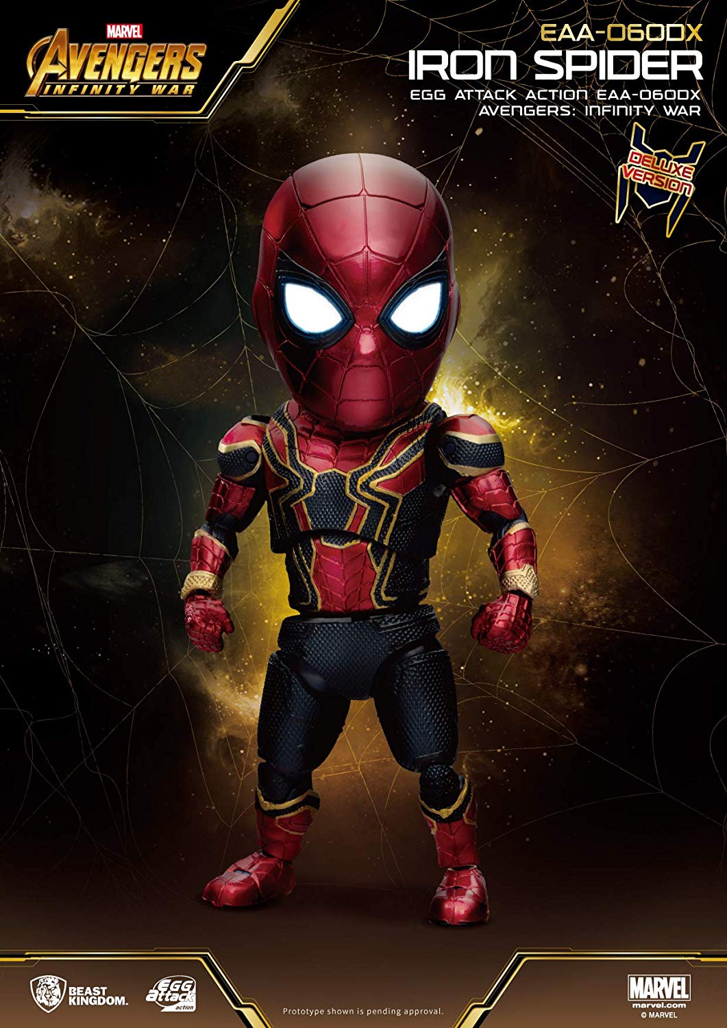 Egg attack iron spider new arrivals