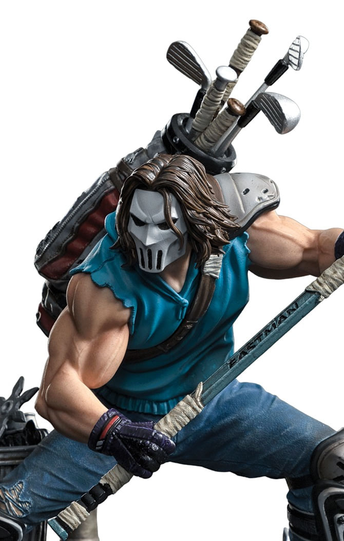 Estátua Casey Jones Tartarugas Ninja BDS Art Scale 1/10 Iron