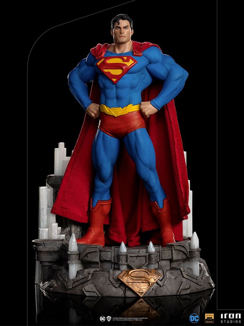 Estátua Superman Unleashed (Deluxe) 1/10 DC Comics Art Scale Iron