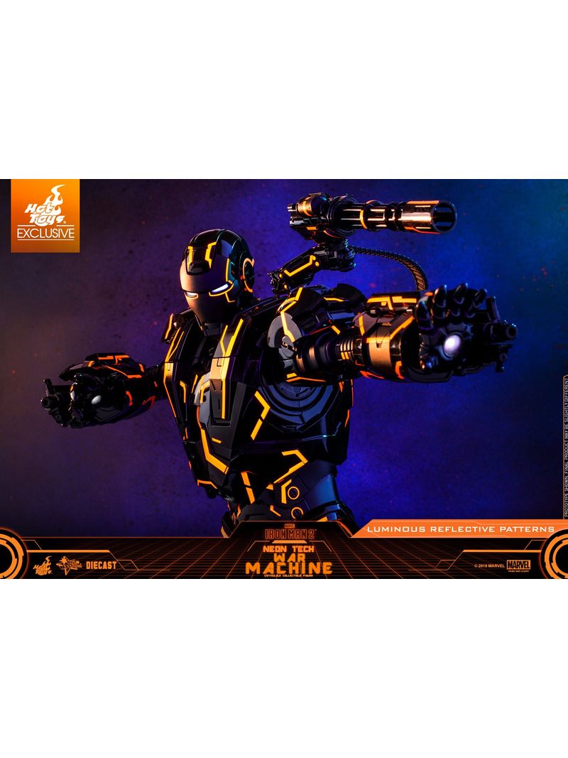 Figura War Machine Neon Tech - Marvel - 1/6 Figure - Hot Figura War Machine Neon Tech - Marvel - 1/6 Figure - Hot
