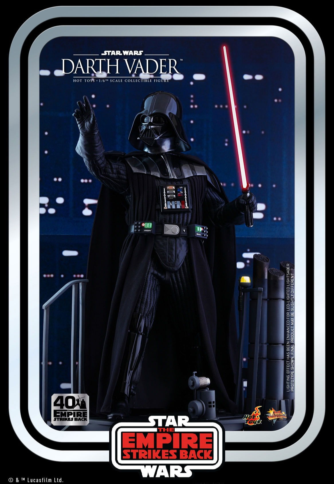 Darth vader hot toys empire strikes hot sale back