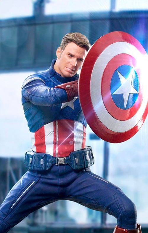 Estátua Captain America - Avengers: Endgame - Art Scale 1/10 - Iron Studios