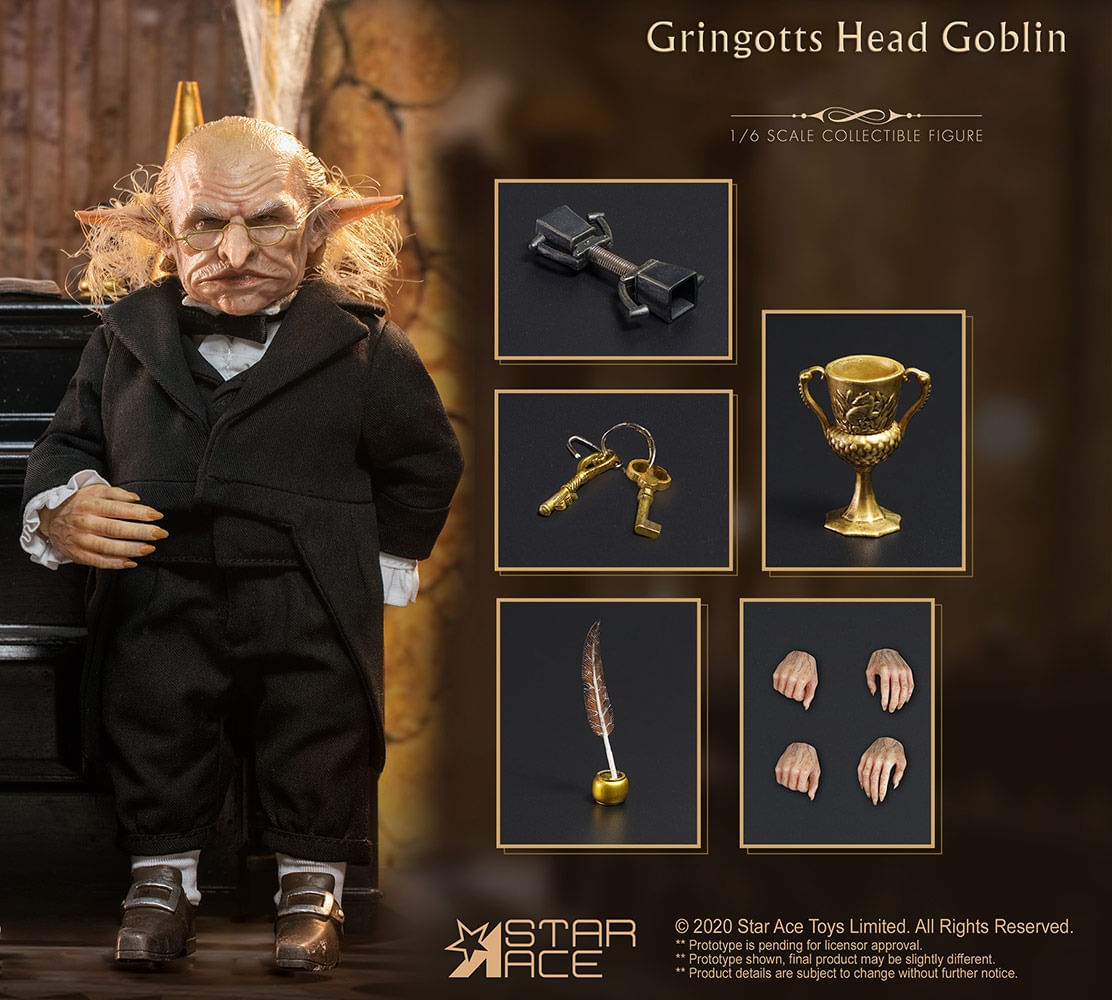 Estátua Gringotts Head Goblin (Normal Version) - Harry Potter