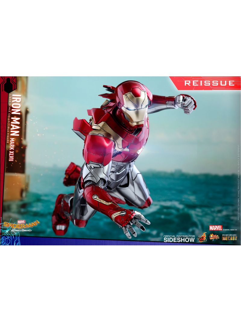 Figura Iron Man Mk XLVII Diecast - Marvel - 1/6 Figure - Hot Figura Iron Man Mk XLVII Diecast - Marvel - 1/6 Figure - Hot