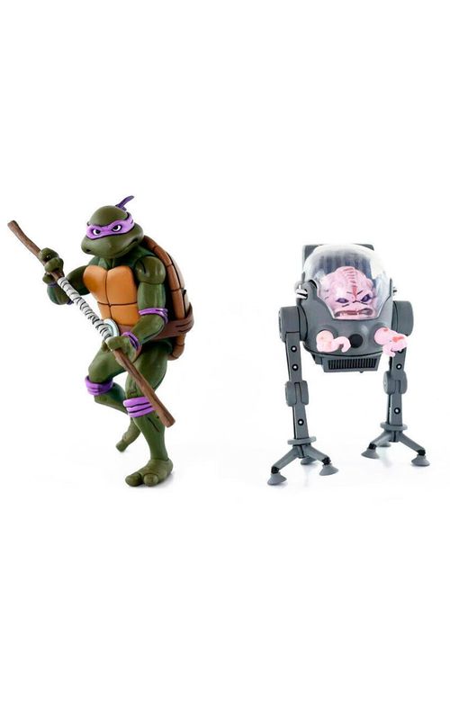 Figura Donatello Vs Krang Pack - TMNT - Neca