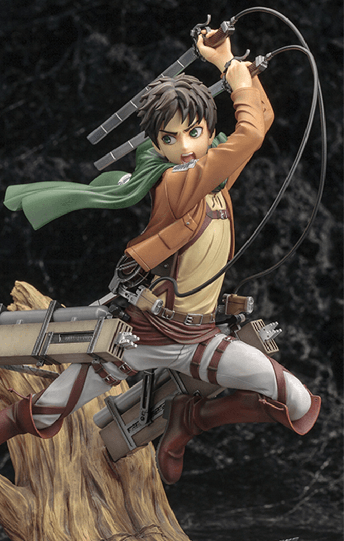 Attack on Titan Anime Acrílico Stand Modelo, Asas da Liberdade, Eren Scout,  Legião, Hunter X Hunter