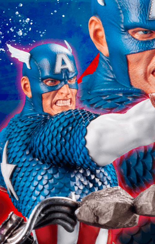 Estátua Captain America - Marvel Universe - Fine Art - Kotobukiya