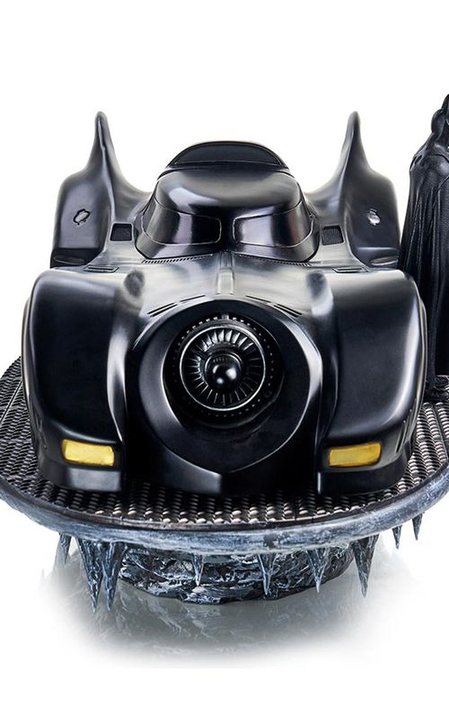 Estátua Batman & Batmobile Deluxe - Batman 89 - Art Scale 1/10 - Iron Studios