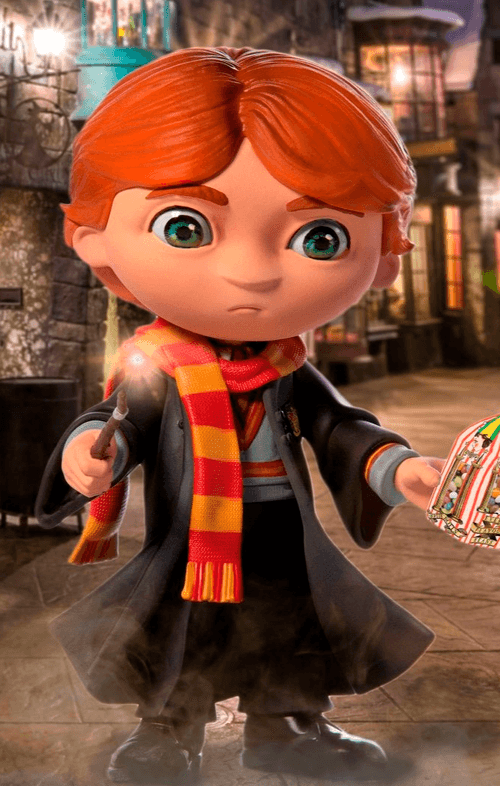 Estátua Ron Weasley - Harry Potter - MiniCo - Iron Studios