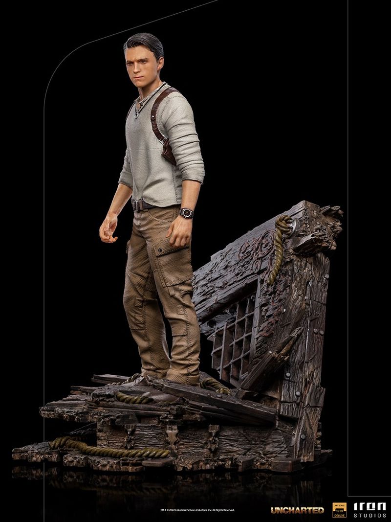 Estátua Nathan Drake - Uncharted (Movie) - Art Scale 1/10 - Iron Studios
