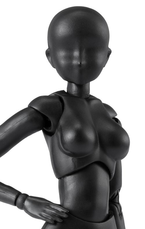 Figura Body Chan DX Set 2 (Solid Black Color) - S.H.Figuarts - Bandai