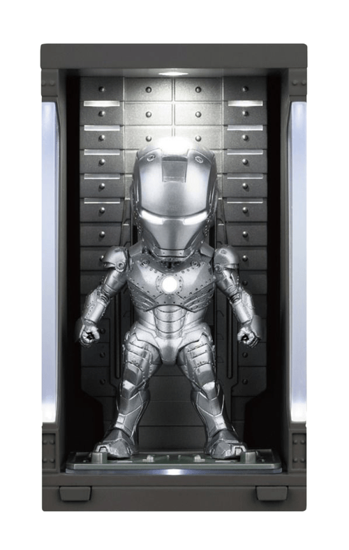 Estátua Iron Man MK 2 with Hall of Armor - Iron Man 3 - Mini Egg Attack - Beast Kingdom