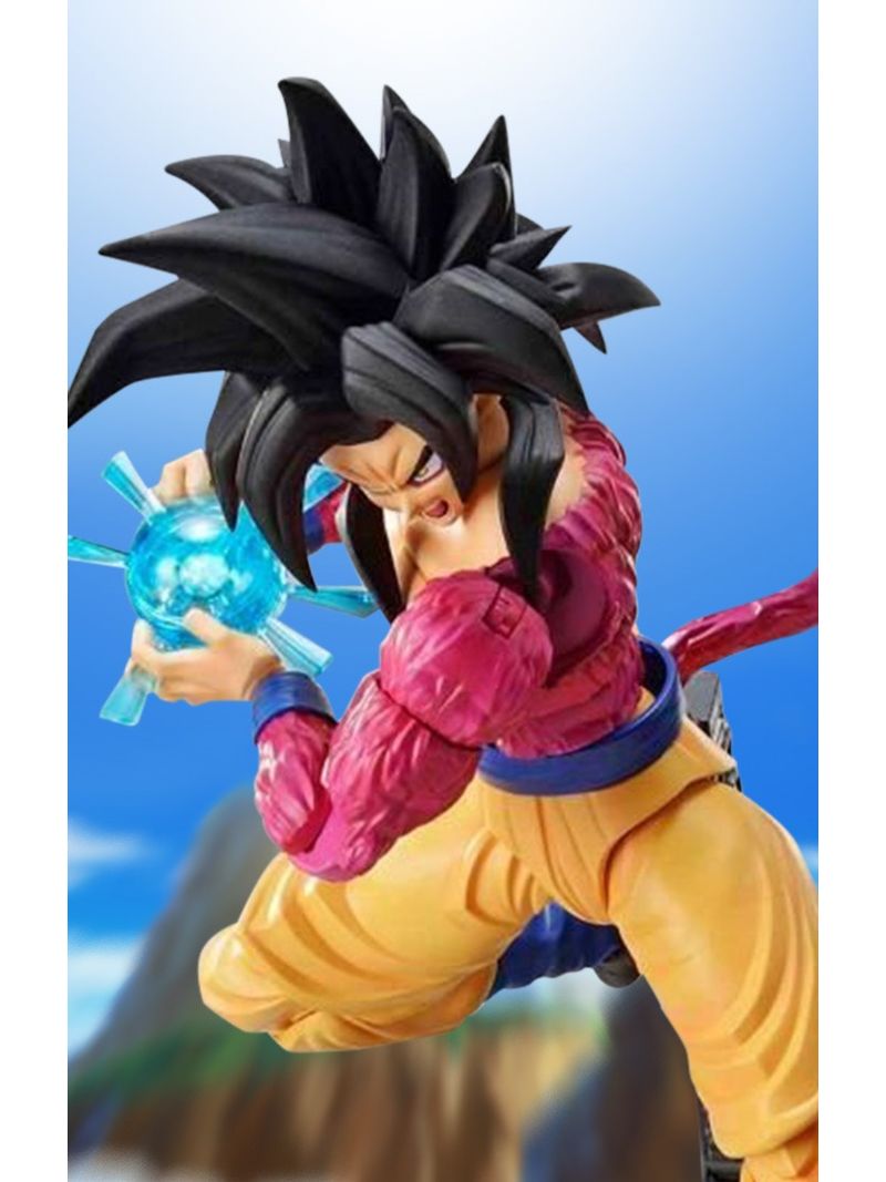 Estátua Son Goku Super Sayajin 4 Dragon Ball GT Anime Mangá