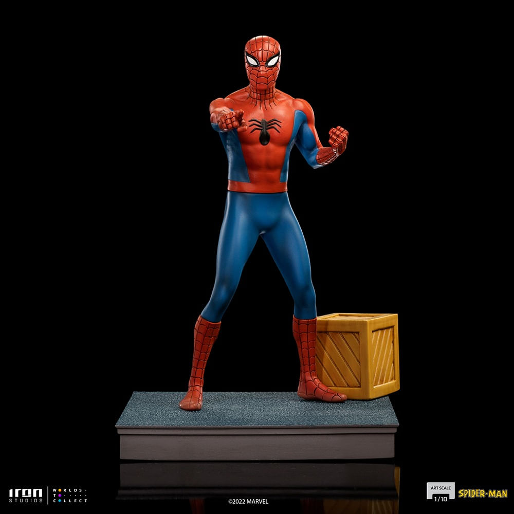 Estátua Spider-Man '60s - Animated Series - Art Scale 1/10