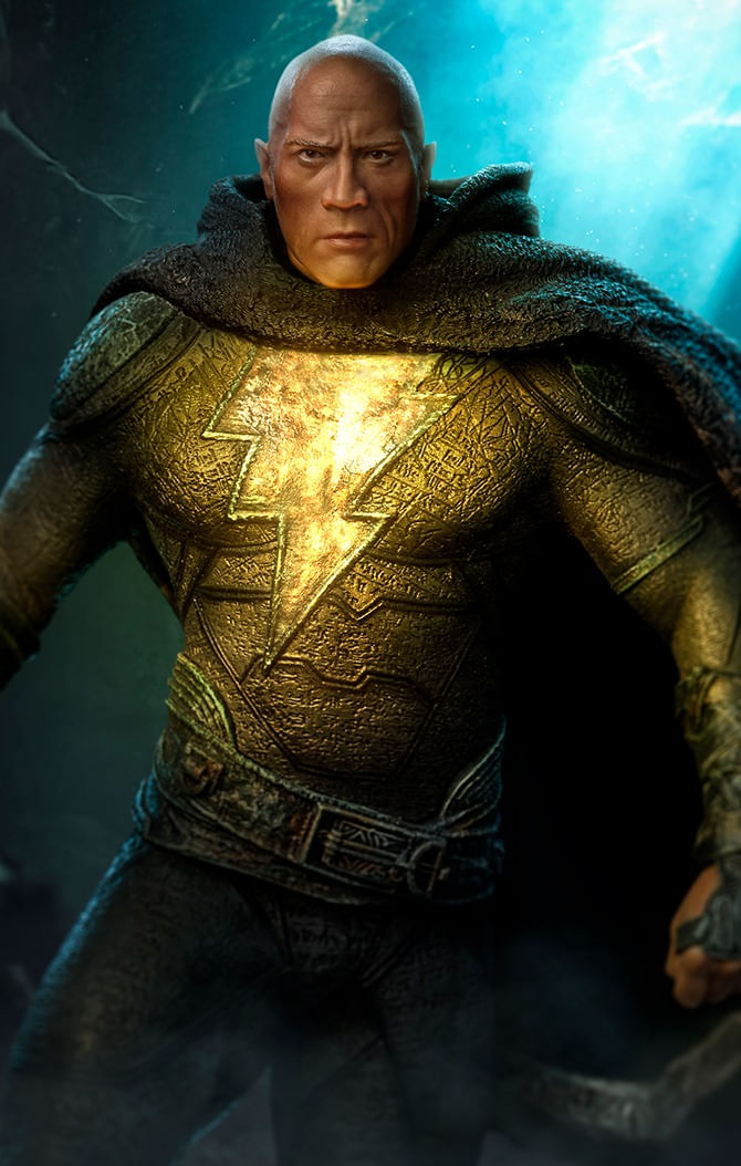 THE ROCK: BLACK ADAM FOI MOLDADO POR ELE.