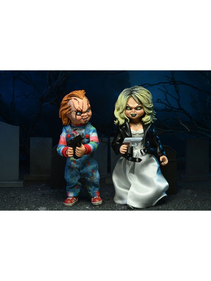 Bonecos Filme A Noiva de Chucky Tiffany e Chuky Neca - Mister