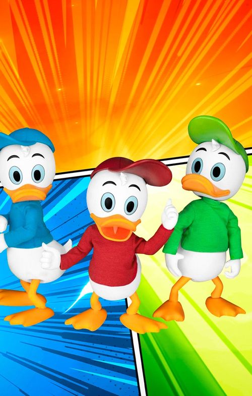 Figura Ducktales Huey Dewey Louie - Disney Classic - Dynamic 8ction Heroes - Beast Kingdom