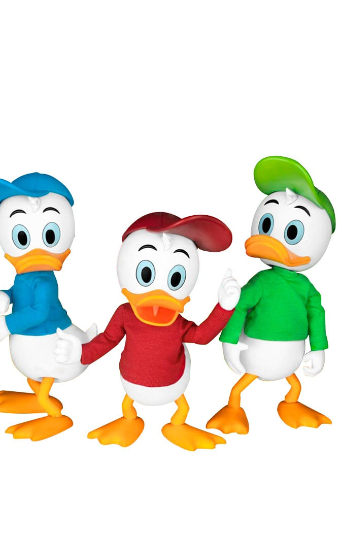 Figura Ducktales Huey Dewey Louie - Disney Classic - Dynamic 8ction ...