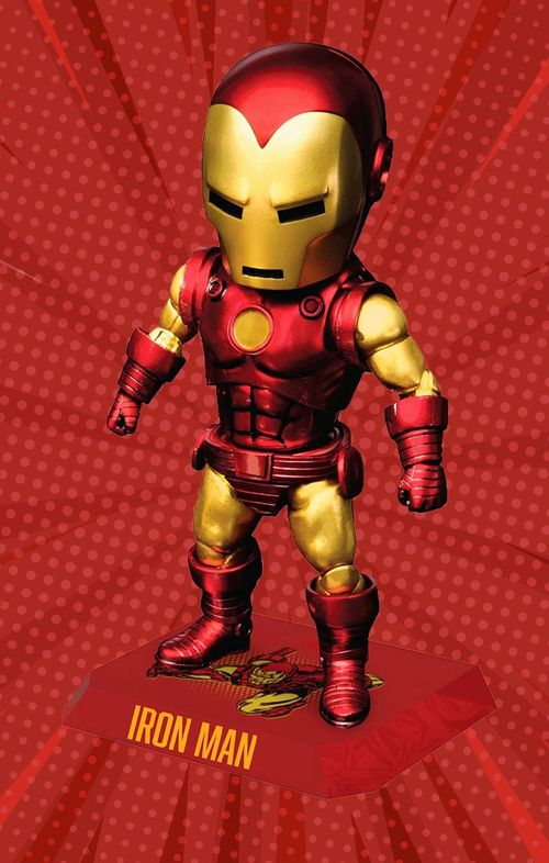 Figura Iron Man Classic Version - Marvel Comics - Egg Attack - Beast Kingdom