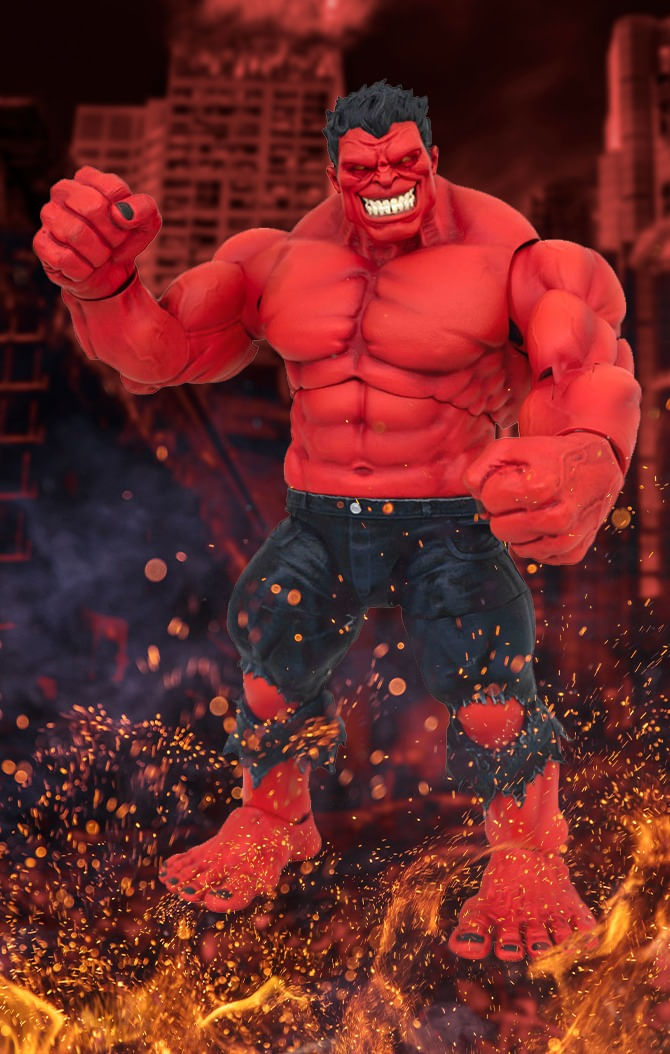 Marvel select sale red hulk