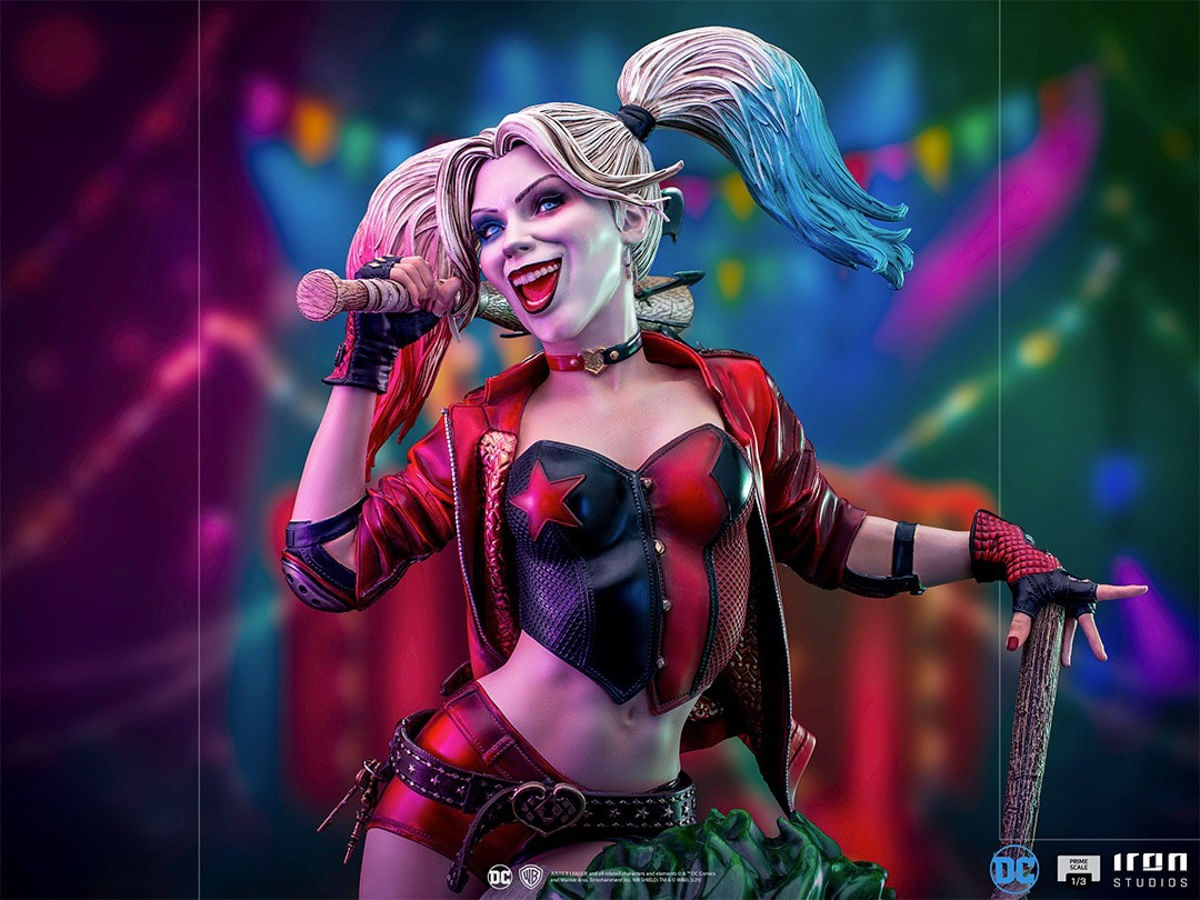 PRÉ VENDA: Estátua Arlequina (Harley Quinn) DC Designer Series