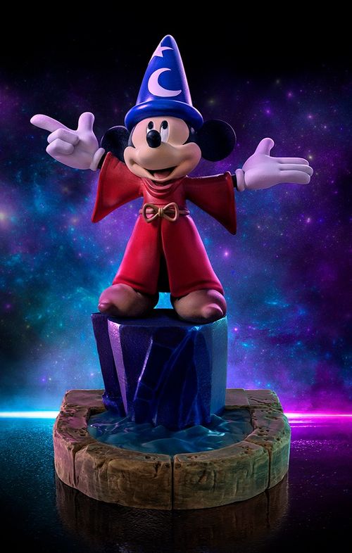 Estátua Mickey - Disney 100th - Fantasia - Art Scale 1/10  - Iron Studios