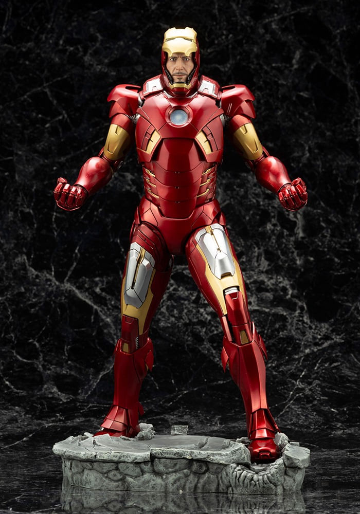 threezero Marvel Homem de Ferro Iron Man Mark 7 DLX 1:12