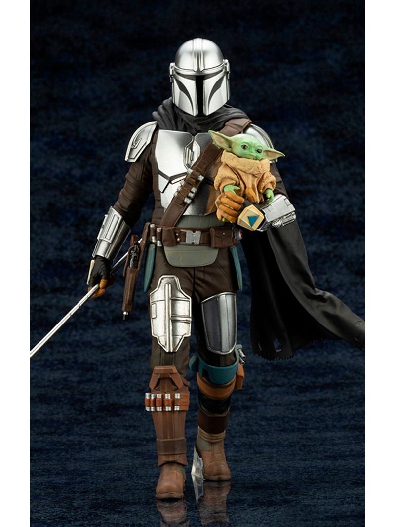 Kotobukiya Star Wars: The Mandalorian & Grogu with Beskar