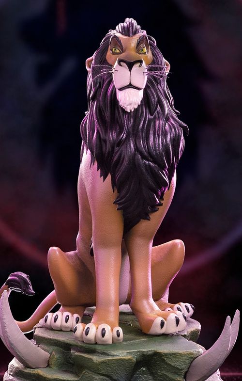 Estátua Scar - Disney 100th - O Rei Leão - Art Scale 1/10 - Iron Studios