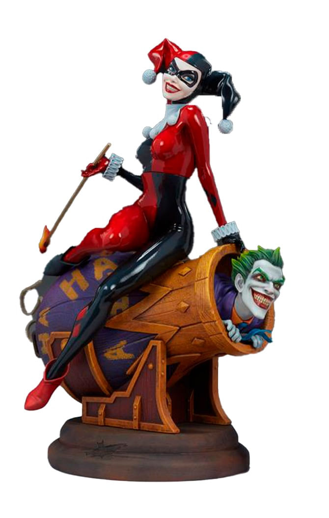 PRÉ VENDA: Estátua Arlequina (Harley Quinn) DC Designer Series