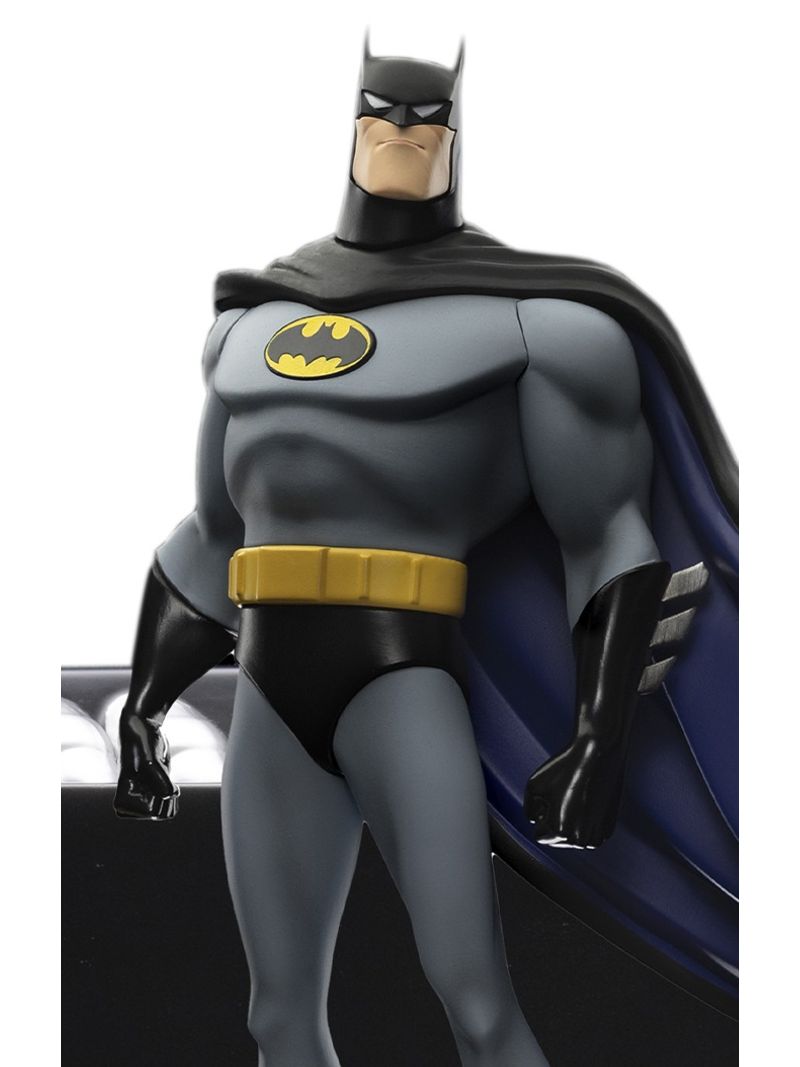 Est tua Batman and Batmobile Batman Animated Series Art Scale