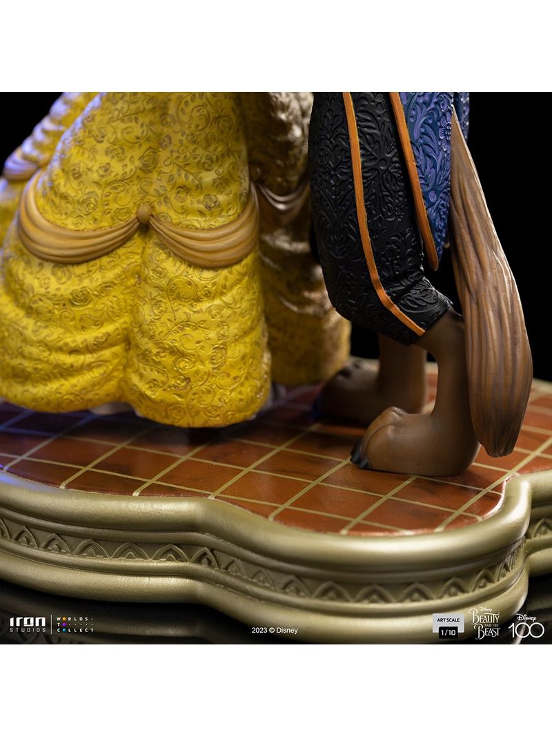 Estátua Beauty and the Beast - Disney 100Th - Beauty and Beast - Art Scale  1/10 - Iron Studios - Iron Studios Online Store