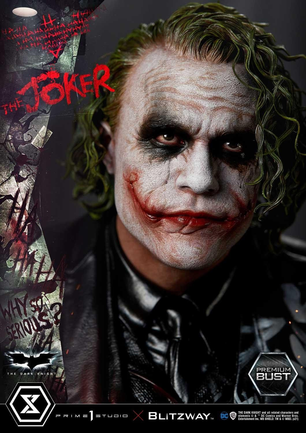 Estátua The Joker Premium Bust - Batman The Dark Knight - 1