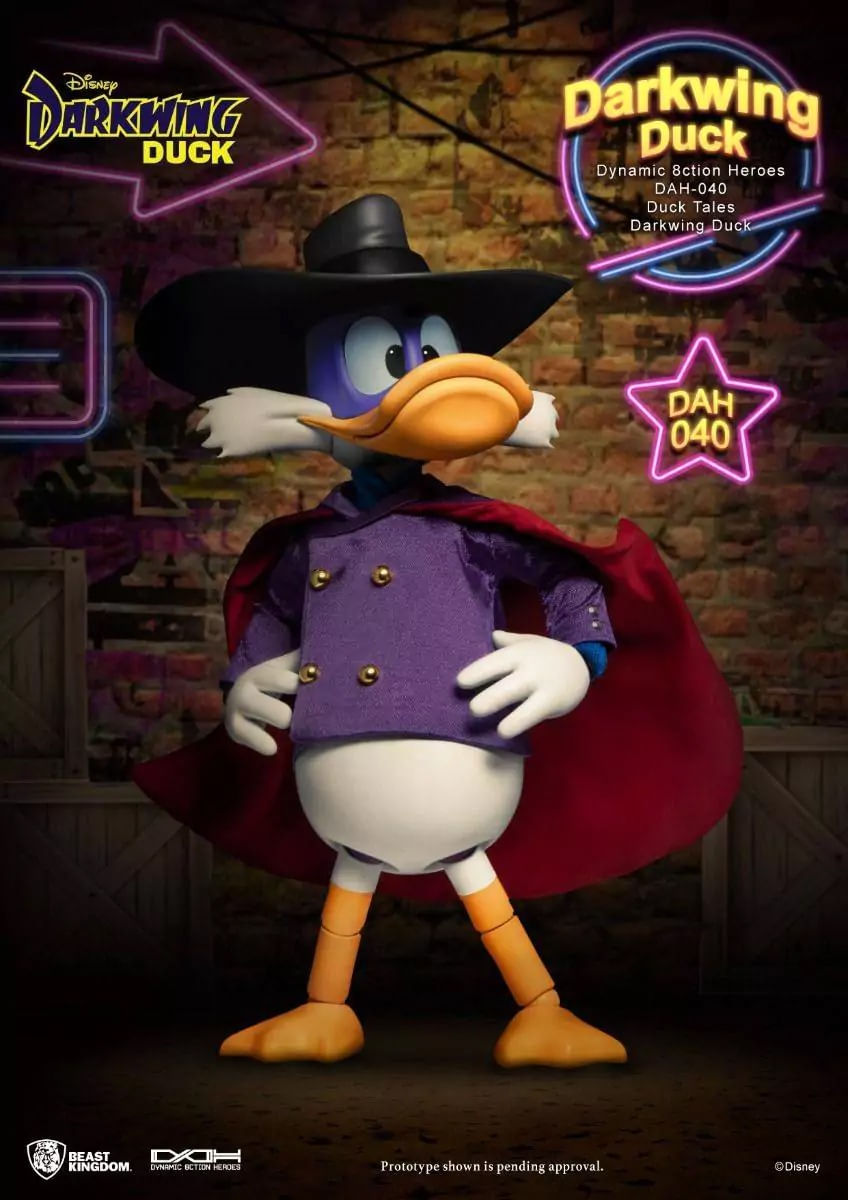 Figura Darkwing Duck Duck Tales Beast Kingdom Iron Studios Online Store Loja de artigos para colecionadores