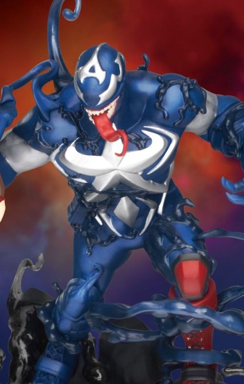 Estátua Maximum Venom-Captain America (Special Edition) - Marvel - Spider-Man: Maximum Venom - Beast Kingdom