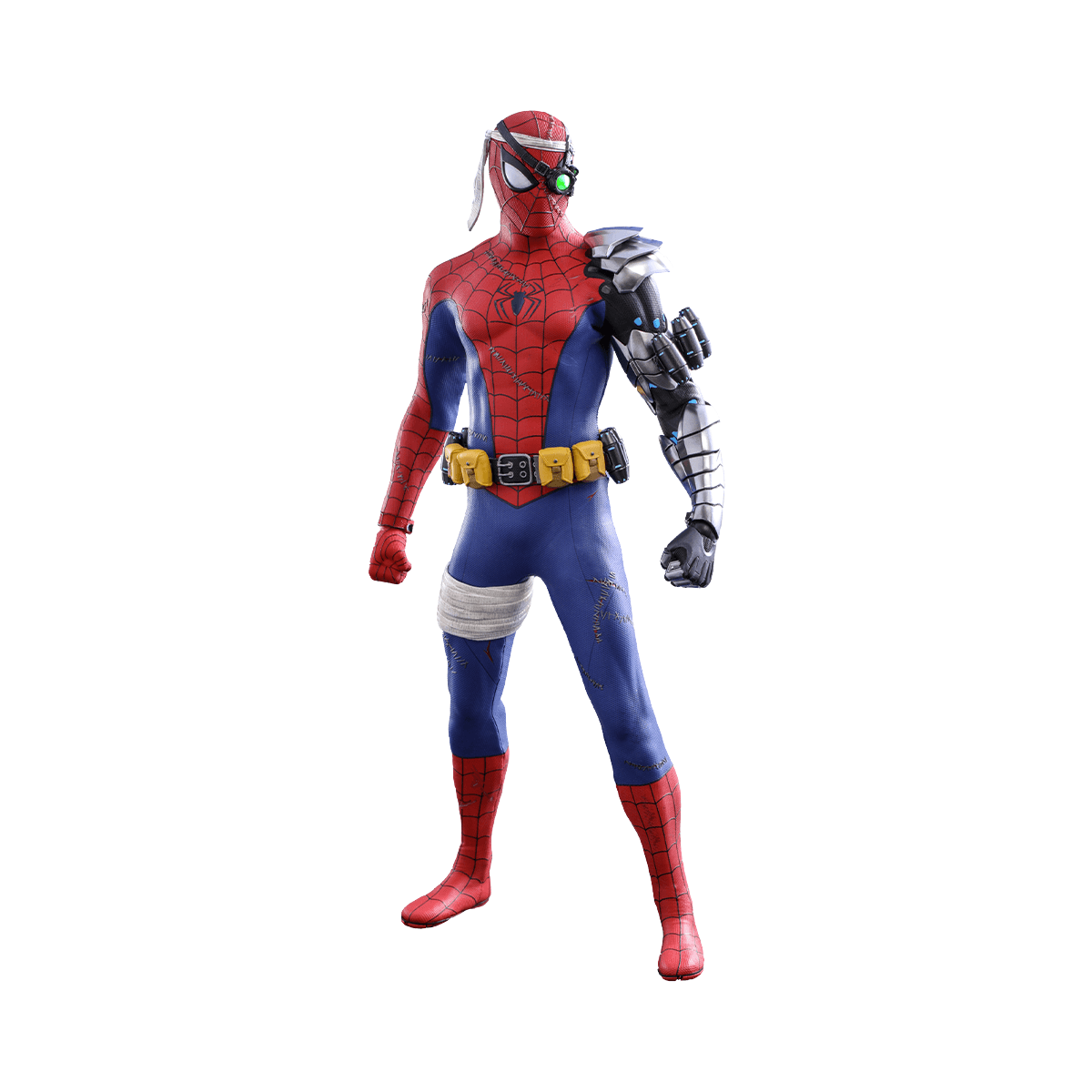 Figura Spider Man Cyborg Spider Man Suit Marvel Sixth Scale