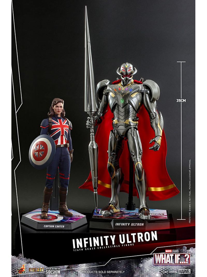  Hot Toys 1:6 Infinity Ultron - What If?, Silver : Toys &  Games