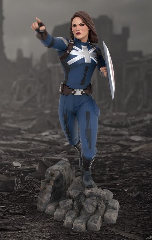 Estátua Captain Carter - Marvel - Marvel Gallery - Diamond