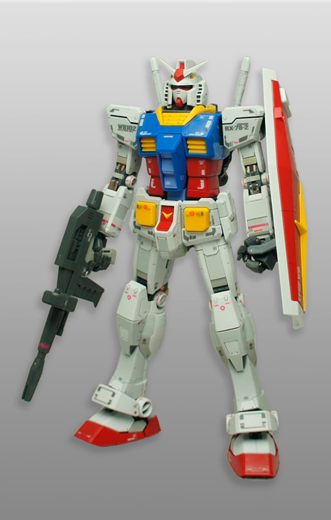 Gundam - MG 1/100 Gundam RX-78-2 ver.2.0 - Kit de modelo