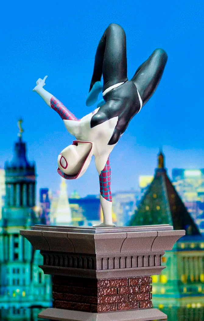 スーパーレア SPIDER-GWEN 1/2 SCALE RESIN 愉し BUST