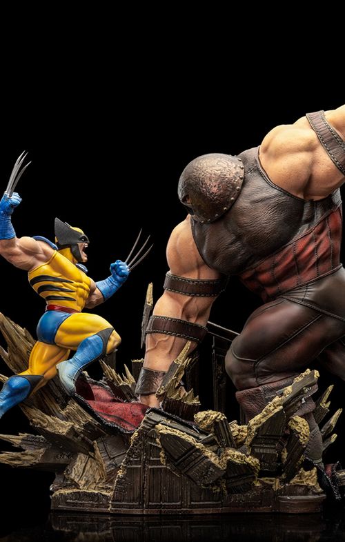 Estátua Juggernaut vs Wolverine 10th Anniversary - Marvel - Art Scale 1/10 - Iron Studios