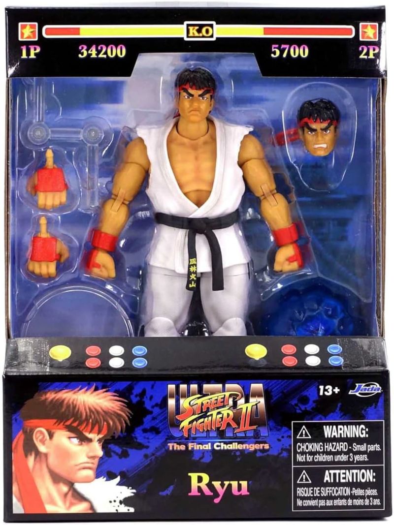 Figura Ryu - Street Fighter - 1/12 Scale - JADA - Iron