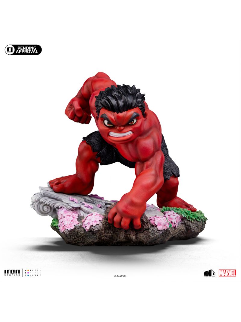 Red hot Hulk Diorama