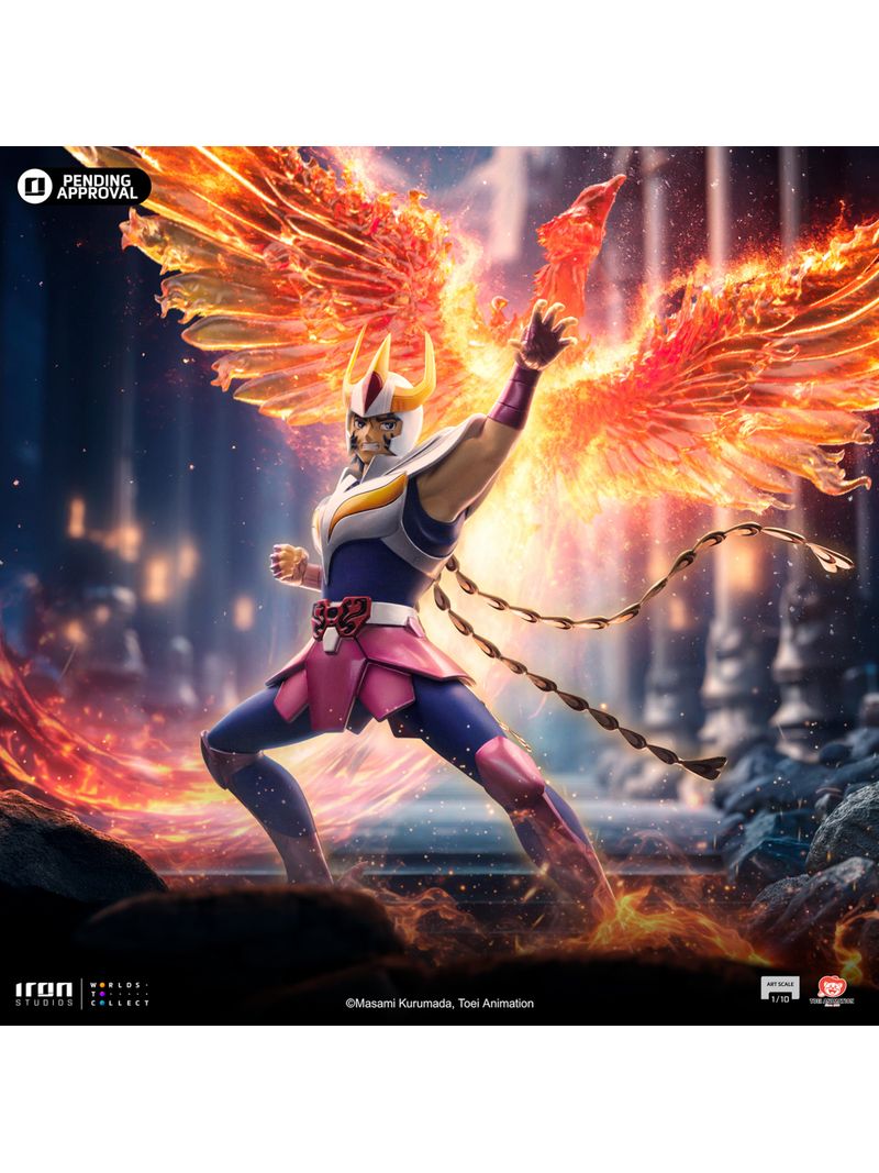 Estátua Ikki de Fenix - Os Cavaleiros do Zodíaco - Art Scale